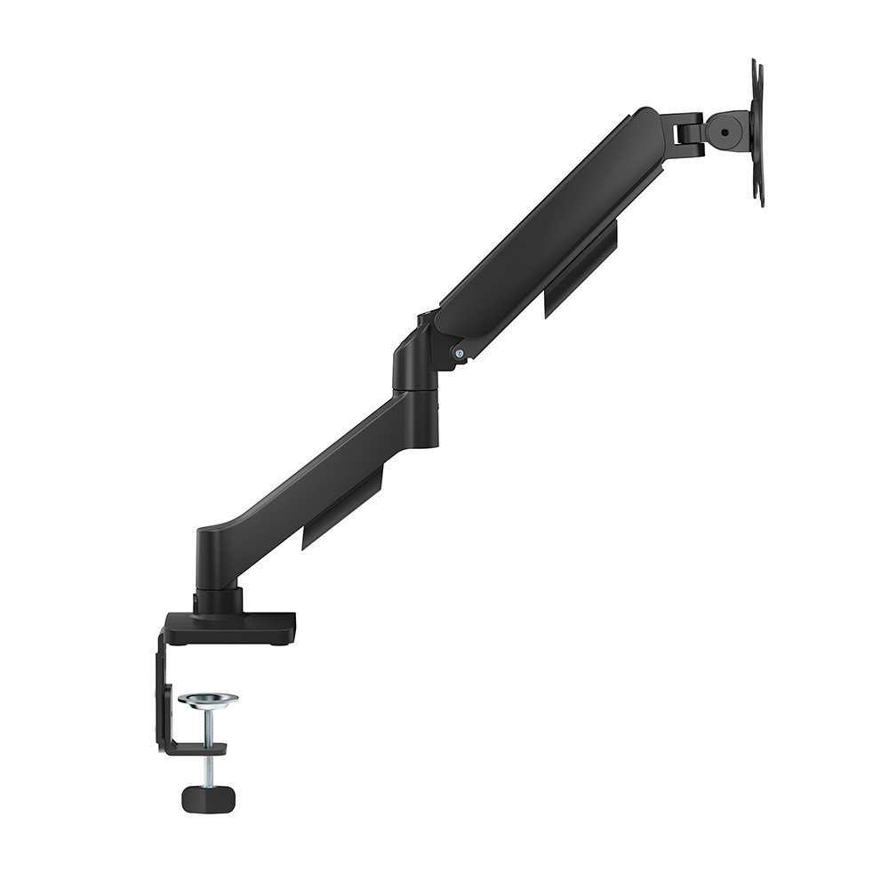 Imagem 3 de 4 do produto Suporte de Mesa Articulado Bluecase Ergo Flexy para Monitor, 17" a 32", com Portas USB, Suspensão Mecânica, Até 9kg, Preto - BSMTS01U-1BBX
