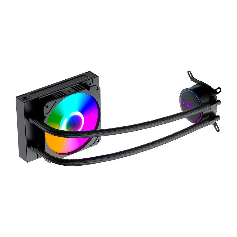 Water Cooler MACH1 Logic, RGB, 120mm, AMD e Intel, Preto - GK120 Water Cooler MACH1 Logic, RGB, 120mm, AMD e Intel, Preto - GK120