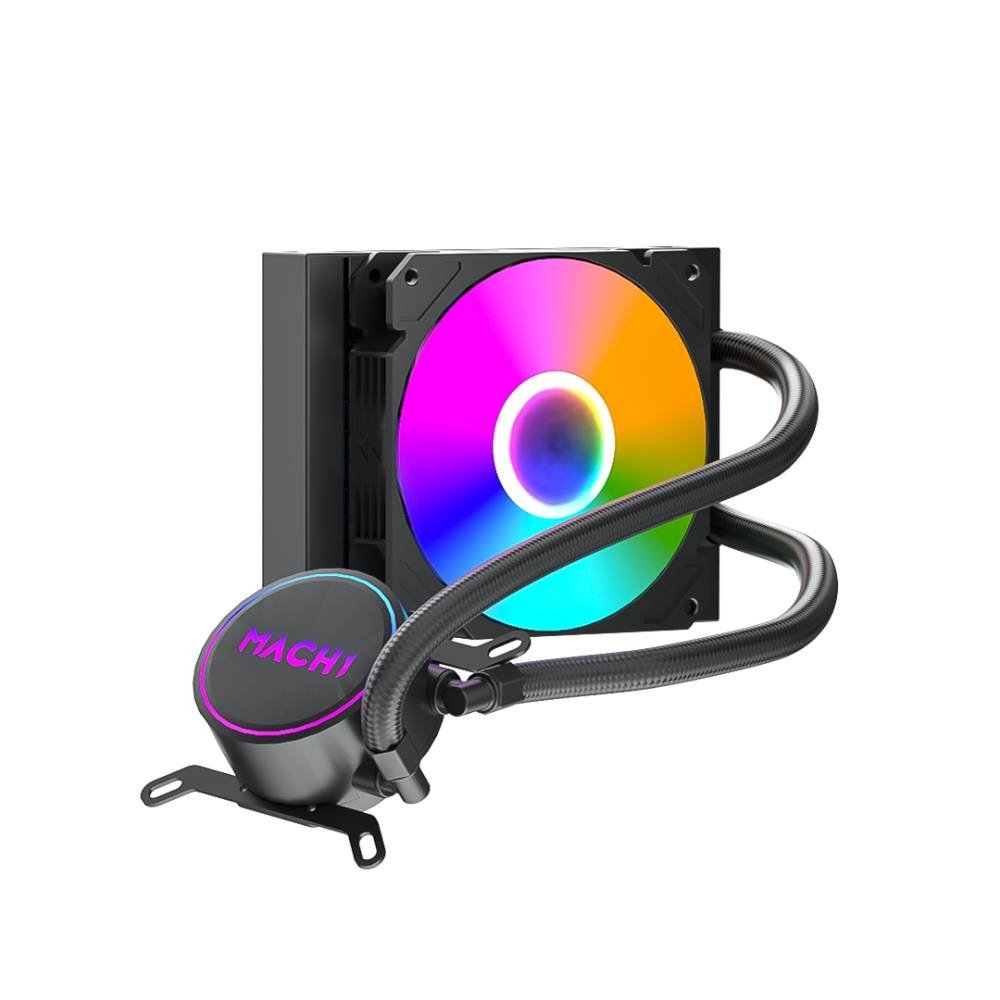 Water Cooler MACH1 Logic, RGB, 120mm, AMD e Intel, Preto - GK120 Water Cooler MACH1 Logic, RGB, 120mm, AMD e Intel, Preto - GK120