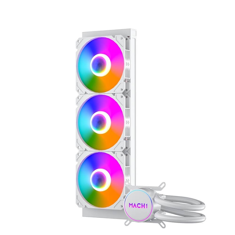 Water Cooler MACH1 Logic, RGB, 360mm, AMD e Intel, Branco - GK360W