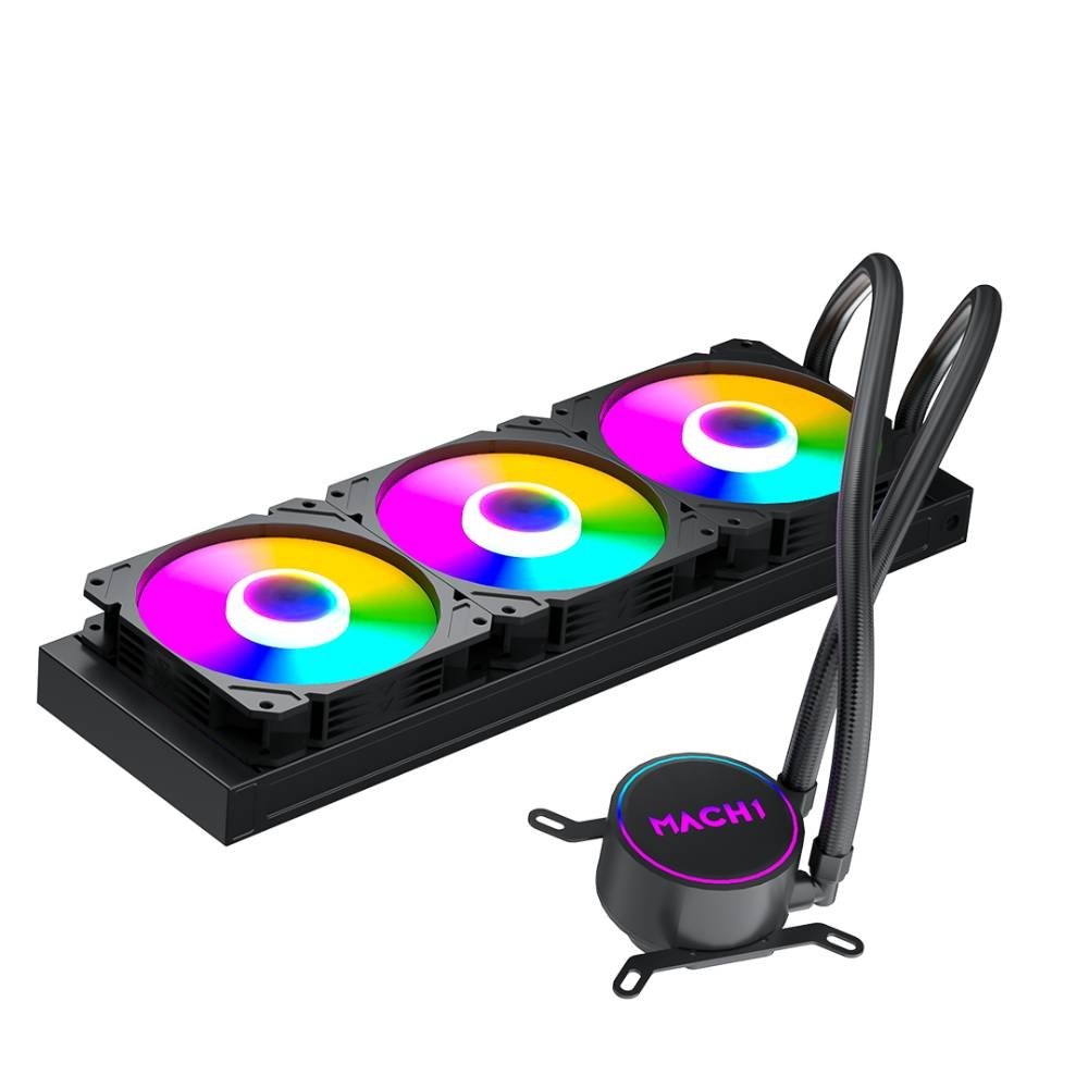 Water Cooler MACH1 Logic, RGB, 360mm, AMD e Intel, Preto - GK360
