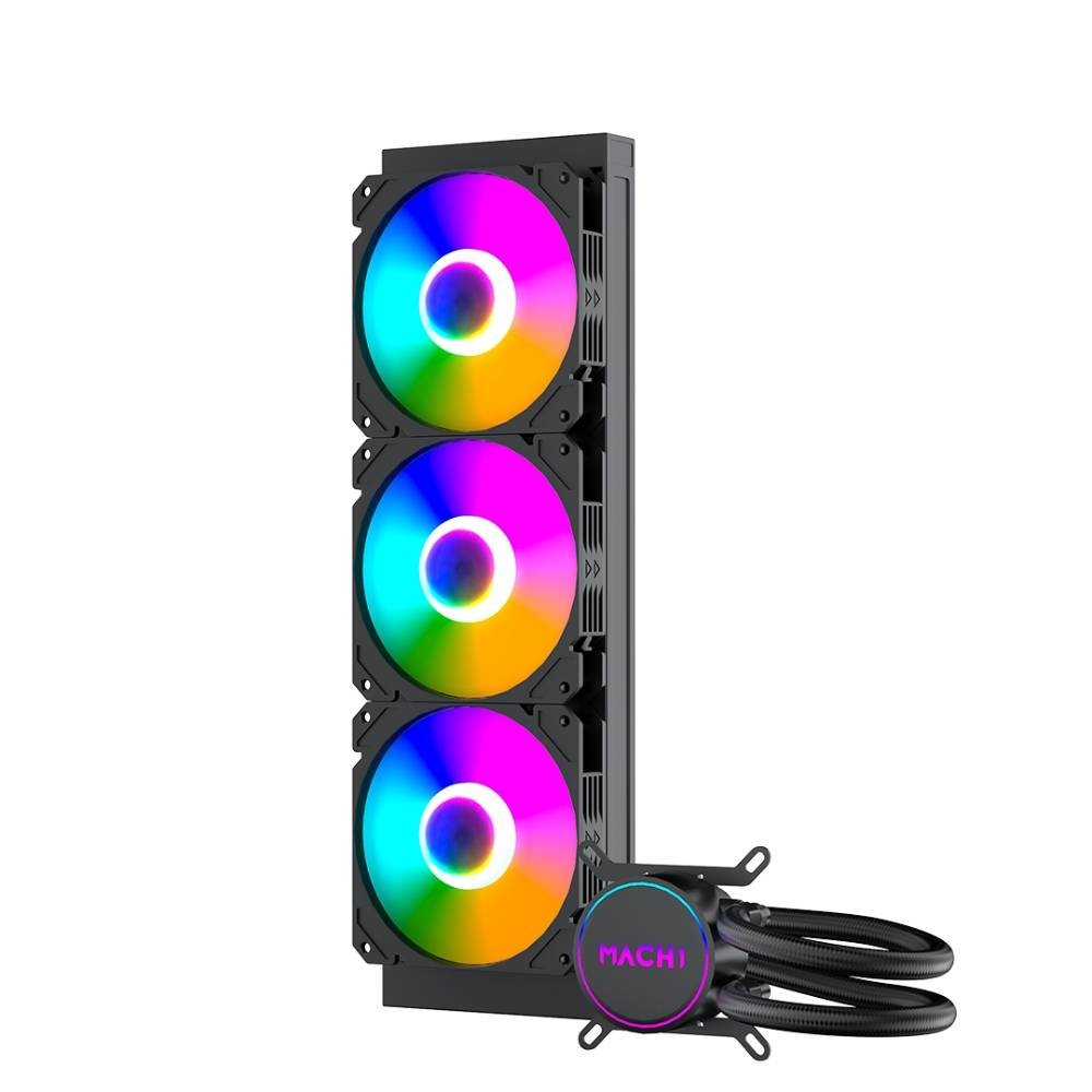 Water Cooler MACH1 Logic, RGB, 360mm, AMD e Intel, Preto - GK360