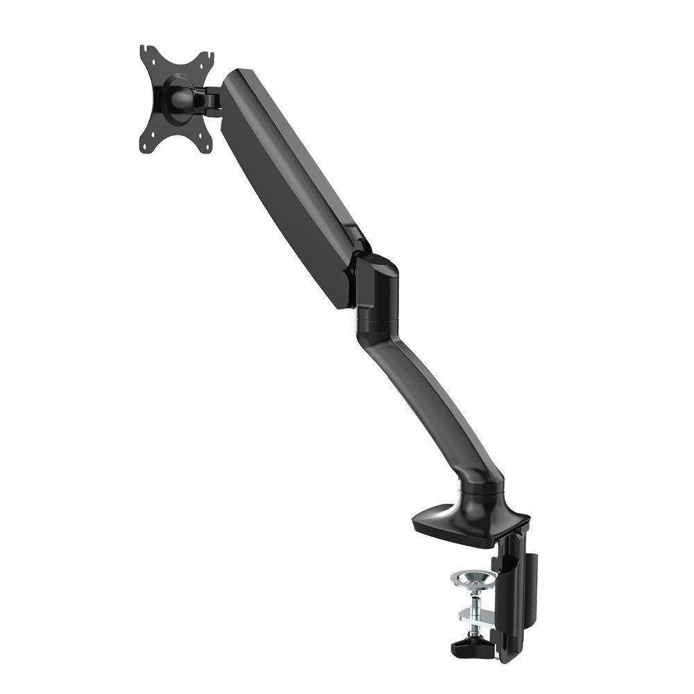 Imagem 5 de 9 do produto Suporte de Mesa Articulado para Monitor de 10" a 30" FlexiSpot F7, Ajustes com Pistão a Gás, VESA, Preto - F7B
