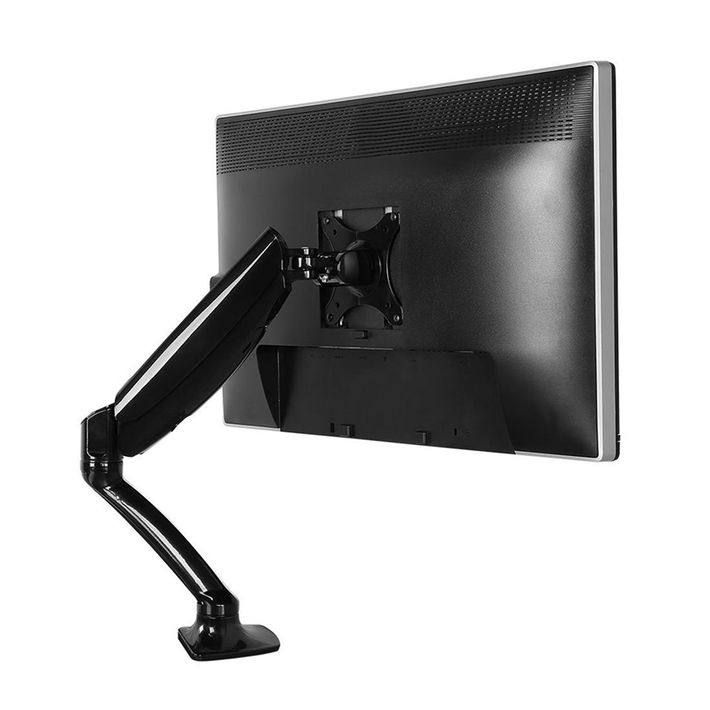 Imagem 9 de 9 do produto Suporte de Mesa Articulado para Monitor de 10" a 30" FlexiSpot F7, Ajustes com Pistão a Gás, VESA, Preto - F7B