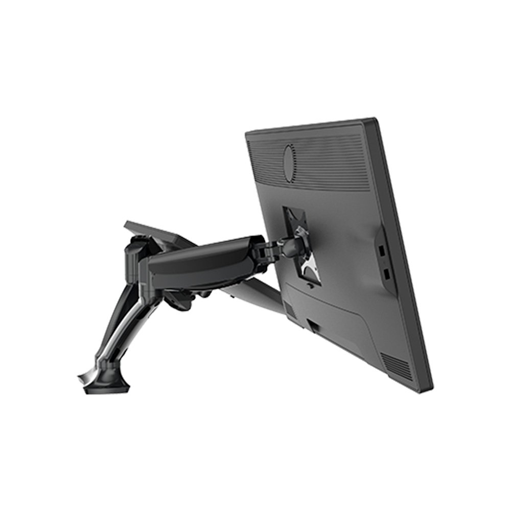 Imagem 6 de 13 do produto Suporte de Mesa Articulado para 2 Monitores de 10"" a 27"" FlexiSpot F7D, Ajustes com Pistão a Gás, VESA, Preto - F7DB