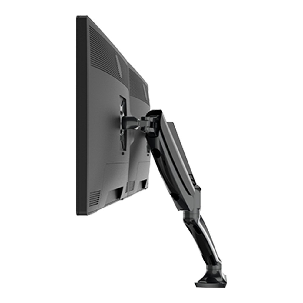 Imagem 10 de 13 do produto Suporte de Mesa Articulado para 2 Monitores de 10"" a 27"" FlexiSpot F7D, Ajustes com Pistão a Gás, VESA, Preto - F7DB