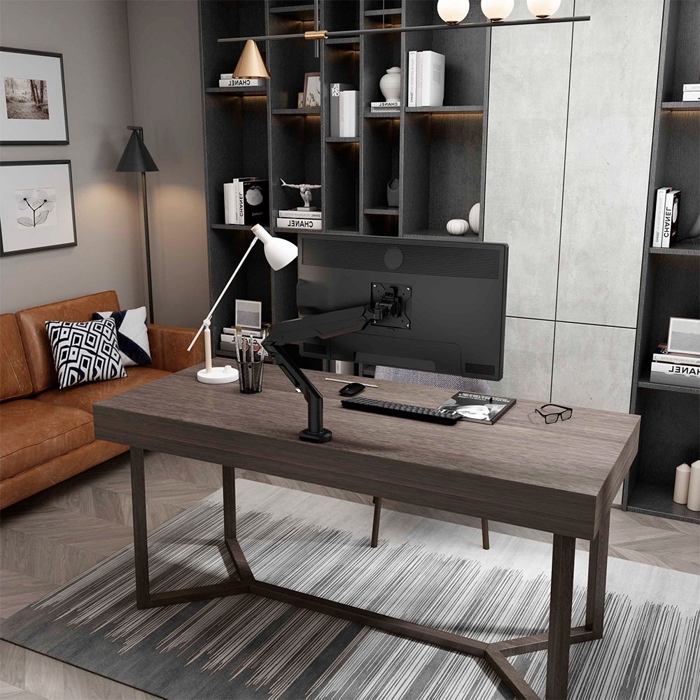 Imagem 21 de 23 do produto Suporte de Mesa Articulado para Monitor de 17" a 36" FlexiSpot MA8, Ajustes com Pistão a Gás, VESA, Preto - MA8B