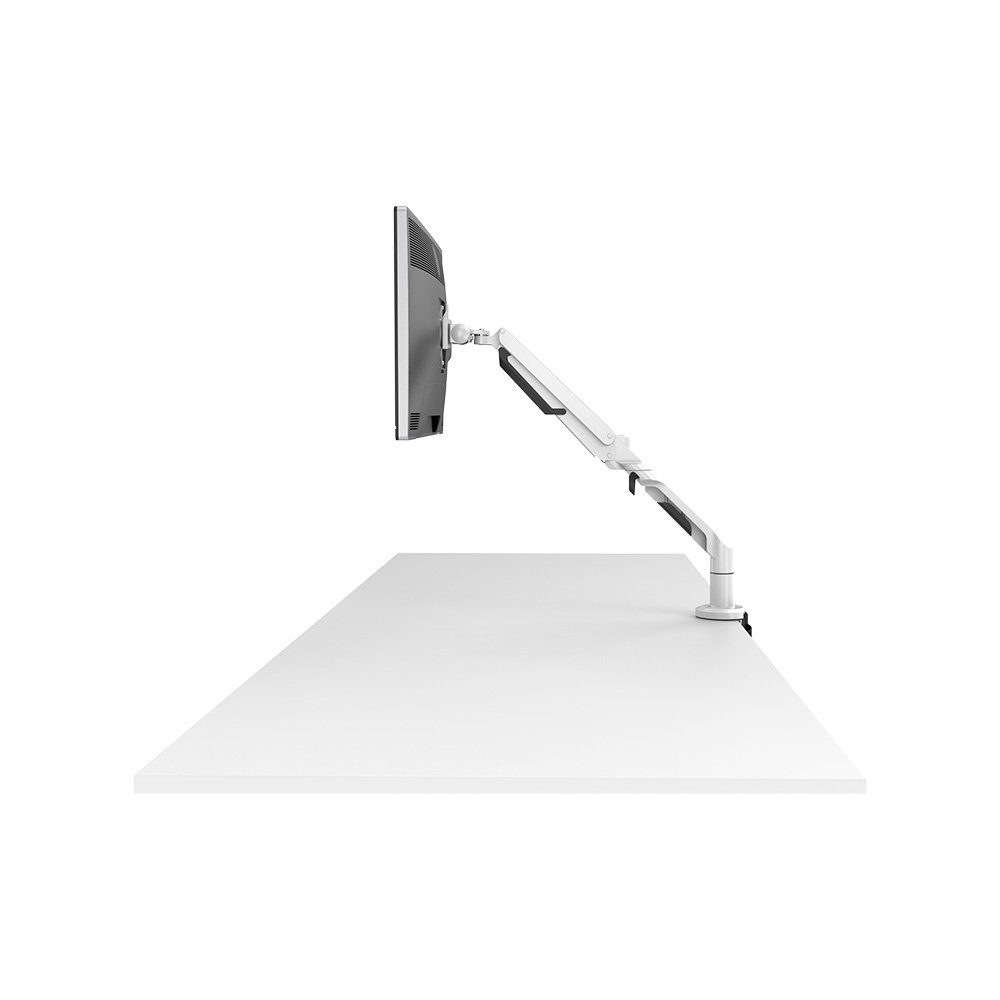Imagem 10 de 24 do produto Suporte de Mesa Articulado para Monitor de 17" a 36" FlexiSpot MA8, Ajustes com Pistão a Gás, VESA, Branco - MA8W