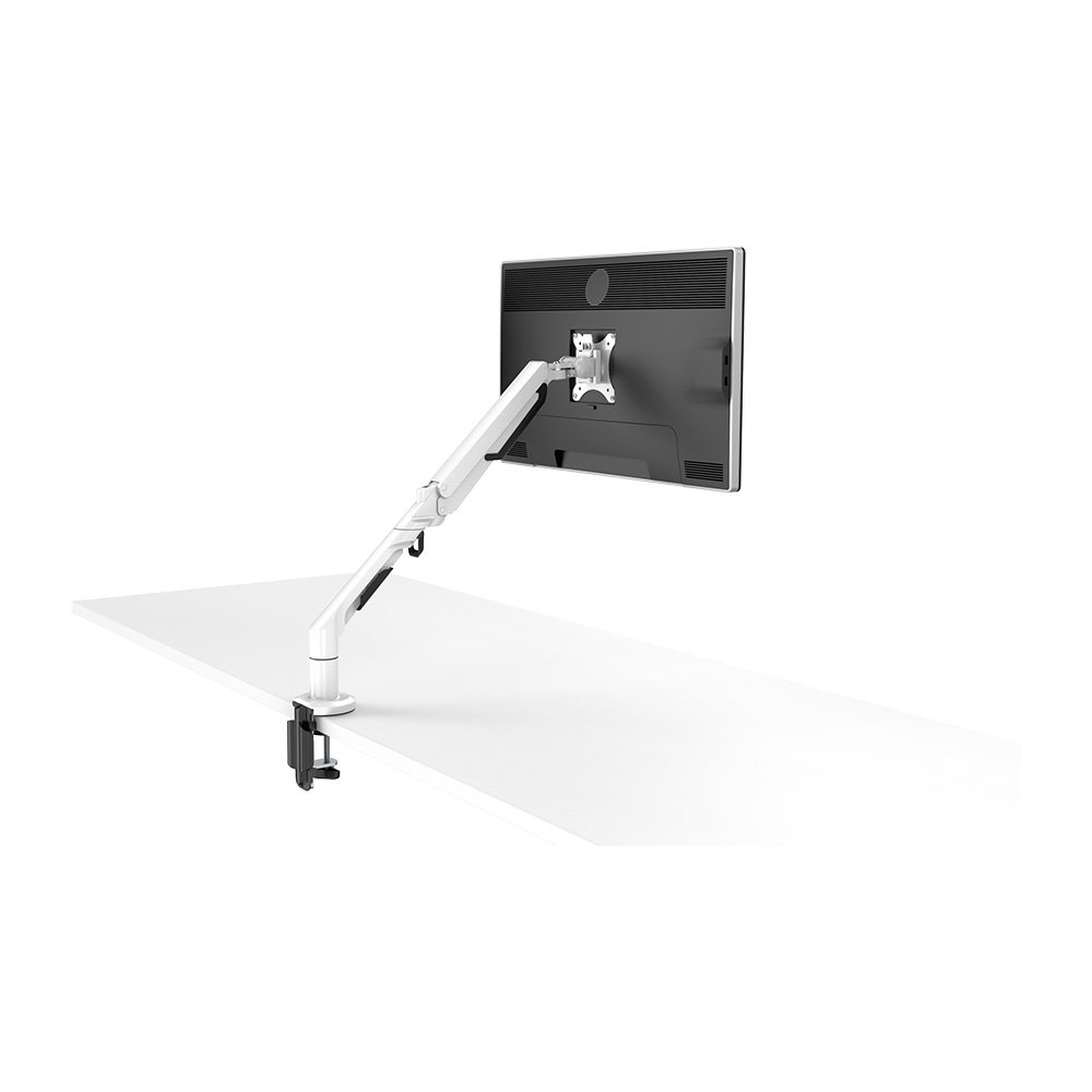 Imagem 12 de 24 do produto Suporte de Mesa Articulado para Monitor de 17" a 36" FlexiSpot MA8, Ajustes com Pistão a Gás, VESA, Branco - MA8W