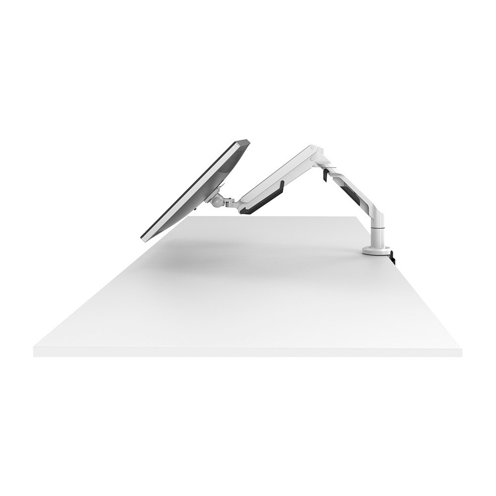 Imagem 13 de 24 do produto Suporte de Mesa Articulado para Monitor de 17" a 36" FlexiSpot MA8, Ajustes com Pistão a Gás, VESA, Branco - MA8W
