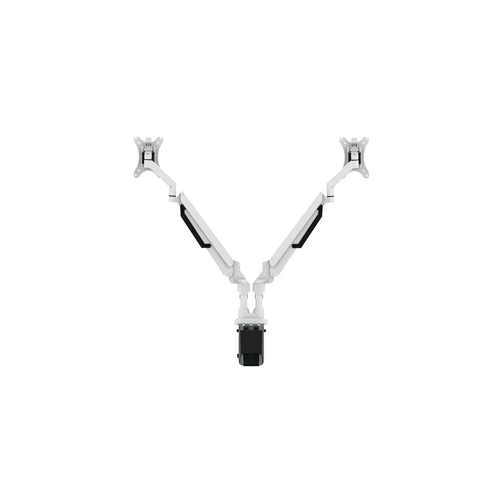 Imagem 8 de 19 do produto Suporte de Mesa Articulado para 2 Monitores de 17" a 32" FlexiSpot MA8D2, Ajustes com Pistão a Gás, VESA, Branco - MA8D2W