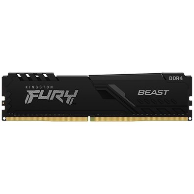 Memoria RAM Kingston Fury  Beast, 8GB, 3200MT/s, DDR4, CL16, DIMM, Preto - KF432C16BB/8WP