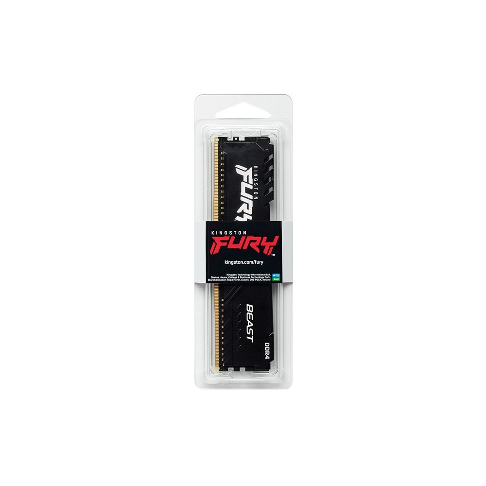Imagem 14 de 17 do produto Memoria RAM Kingston Fury  Beast, 16GB, 3200MT/s, DDR4, CL16, DIMM, 1Gx8, Preto - KF432C16BB1/16WP