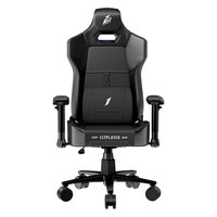Cadeira Gamer 1STPLAYER k3, Até 140kg, Reclinável, com Almofadas, Material PU, Preta - K3-FC-BK