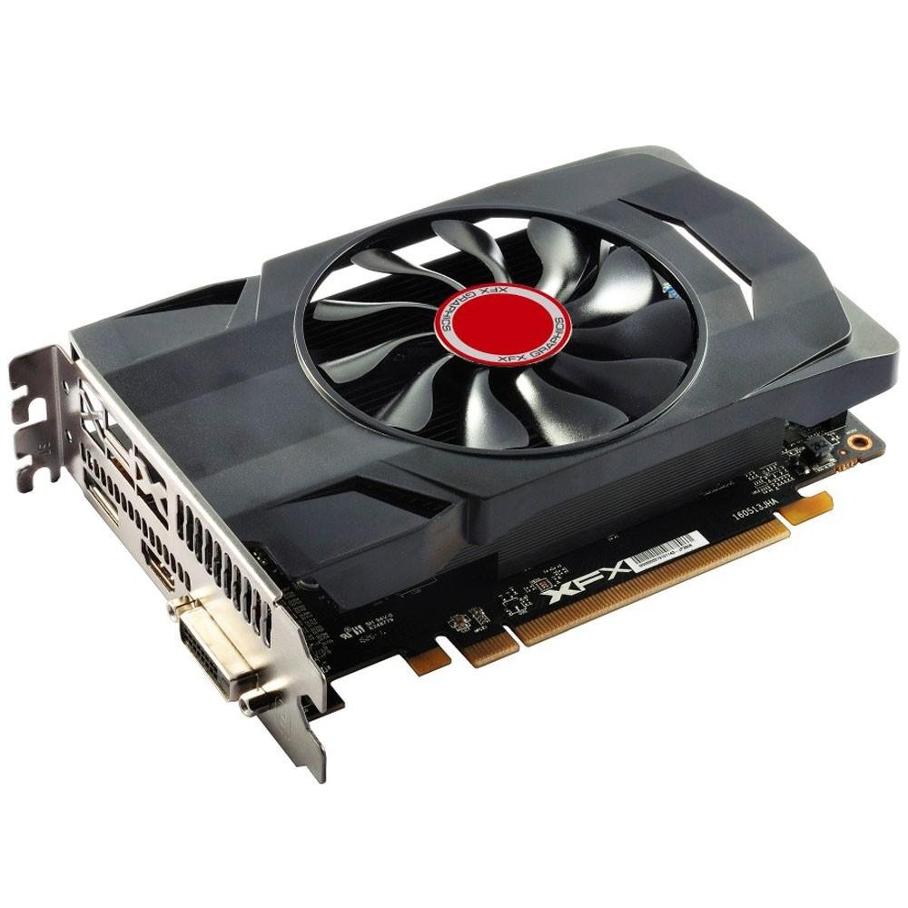 Placa de Vídeo XFX AMD Radeon RX 550 2GB Core, GDDR5 - RX-550P2SFG5