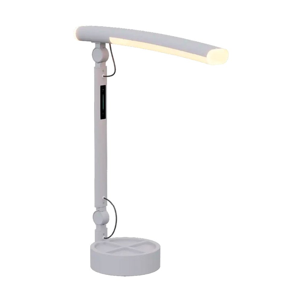 Luminária de Mesa Elements Solare, LED, Bivolt, Cinza - 71181