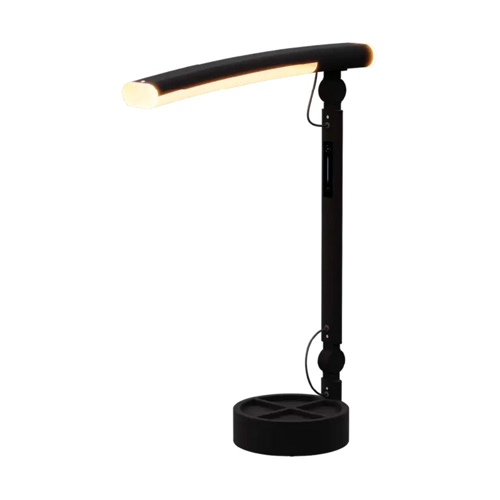 Luminária de Mesa Elements Solare, LED, Bivolt, Preta - 71182 - view 2