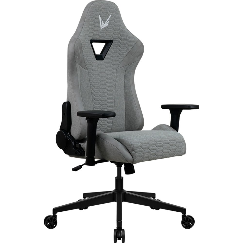 Cadeira Ergonômica Formula V VC2, Tecido, Apoio Lombar Ajustável, Base Reforçada, Cinza Claro - VC2-LG - view 3