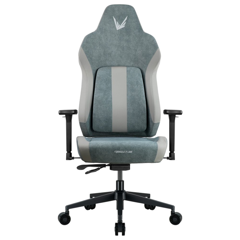 Cadeira Gamer Formula V Viron, Proteção Antiarranhões PET, Encosto Anatômico, Cinza - VIRON-LG