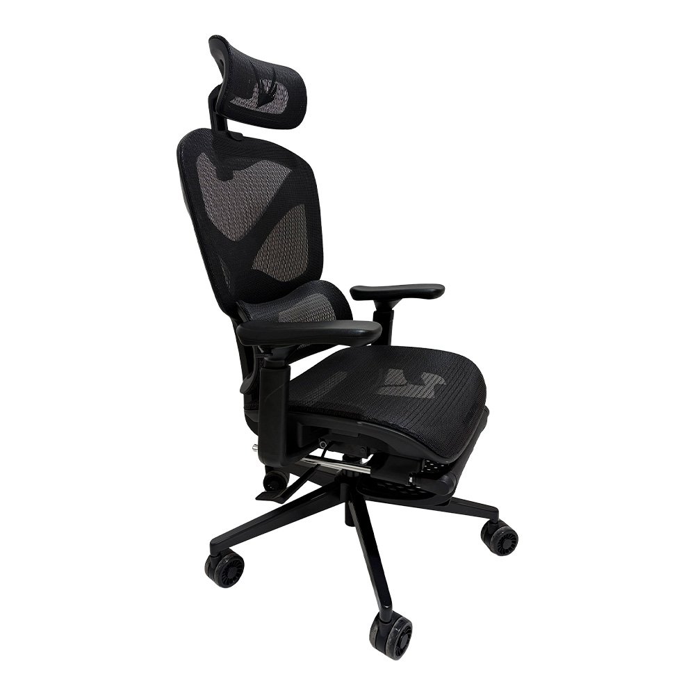 Cadeira Ergonômica Formula V Ergolux 5 Plus, Encosto em Malha Respirável, Apoio de Braço Ajustável, Preto - ERGLX5PLUS-BK - view 2