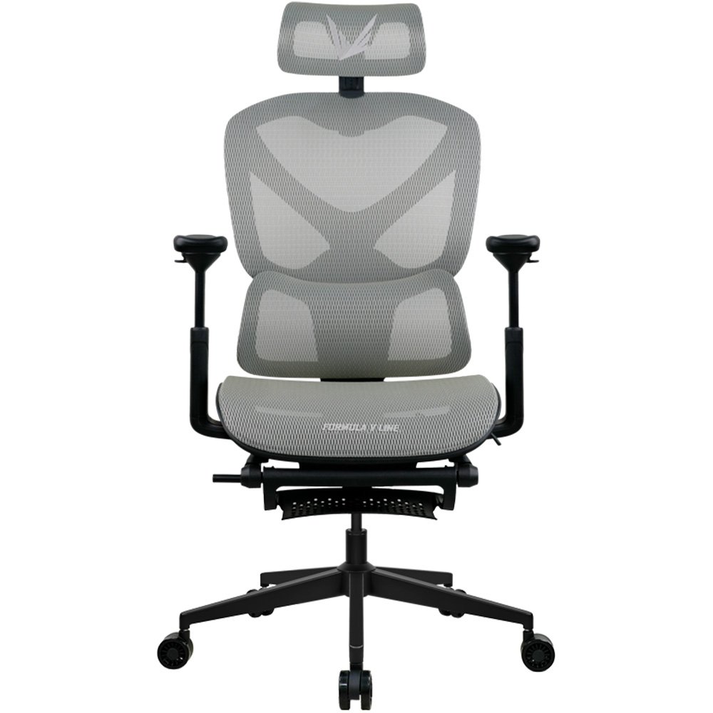 Cadeira Ergonômica Formula V Ergolux 5 Plus, Encosto em Malha Respirável, Apoio de Braço Ajustável, Cinza Fumaça - ERGLX5PLUS-G