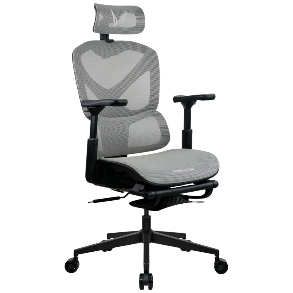 Cadeira Ergonômica Formula V Ergolux 5 Plus, Encosto em Malha Respirável, Apoio de Braço Ajustável, Cinza Fumaça - ERGLX5PLUS-G - view 4