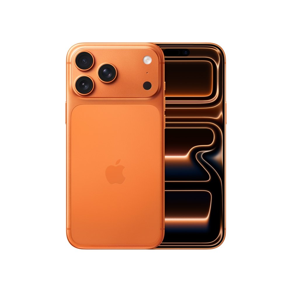 iPhone 17 Pro Max Apple 512GB, Câmera Tripla Fusion de 48MP, Tela 6.9" Super Retina XDR, Laranja-cósmico