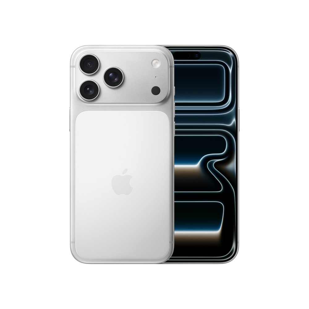 "iPhone 17 Pro Max Apple 1TB, Câmera Tripla Fusion de 48MP, Tela 6.9"" Super Retina XDR, Prateado"
