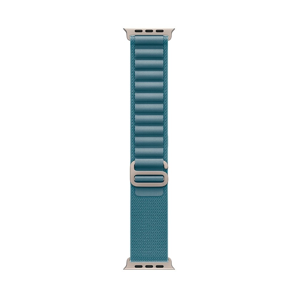 Apple Watch Ultra 3 GPS + Cellular, Caixa Natural de Titânio de 49 mm, Pulseira loop Alpina azul-clara, M - MEWM4BE/A - view 3