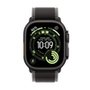 Apple Watch Ultra 3 GPS + Cellular, Caixa Preta de Titânio de 49 mm, Pulseira loop Trail Preta/Carvão, M/G - MF1H4BE/A