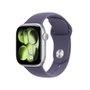 Apple Watch Series 11 GPS + Cellular, Caixa Prateada de Alumínio de 42 mm, Pulseira Esportiva Roxo-névoa, Tamanho P/M - MF8H4AM/A