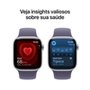 Apple Watch Series 11 GPS + Cellular, Caixa Prateada de Alumínio de 42 mm, Pulseira Esportiva Roxo-névoa, Tamanho P/M - MF8H4AM/A