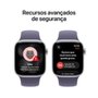 Apple Watch Series 11 GPS + Cellular, Caixa Prateada de Alumínio de 42 mm, Pulseira Esportiva Roxo-névoa, Tamanho P/M - MF8H4AM/A