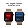 Apple Watch Series 11 GPS + Cellular, Caixa Dourada de Titânio de 42 mm, Pulseira Dourada Estilo Milanês - MF8Y4AM/A