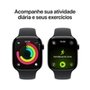 Apple Watch Series 11 GPS + Cellular, Caixa Preta Brilhante de Alumínio de 46 mm, Pulseira esportiva Preta, Tamanho M/G - MFC44AM/A