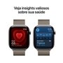 Apple Watch Series 11 GPS + Cellular, Caixa Natural de Titânio de 46 mm, Pulseira Natural Estilo Milanês, Tamanho M/G - MFD04AM/A