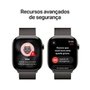Apple Watch Series 11 GPS + Cellular, Caixa Ardósia de Titânio de 46 mm, Pulseira Ardósia Estilo Milanês, Tamanho M/G - MFD44AM/A