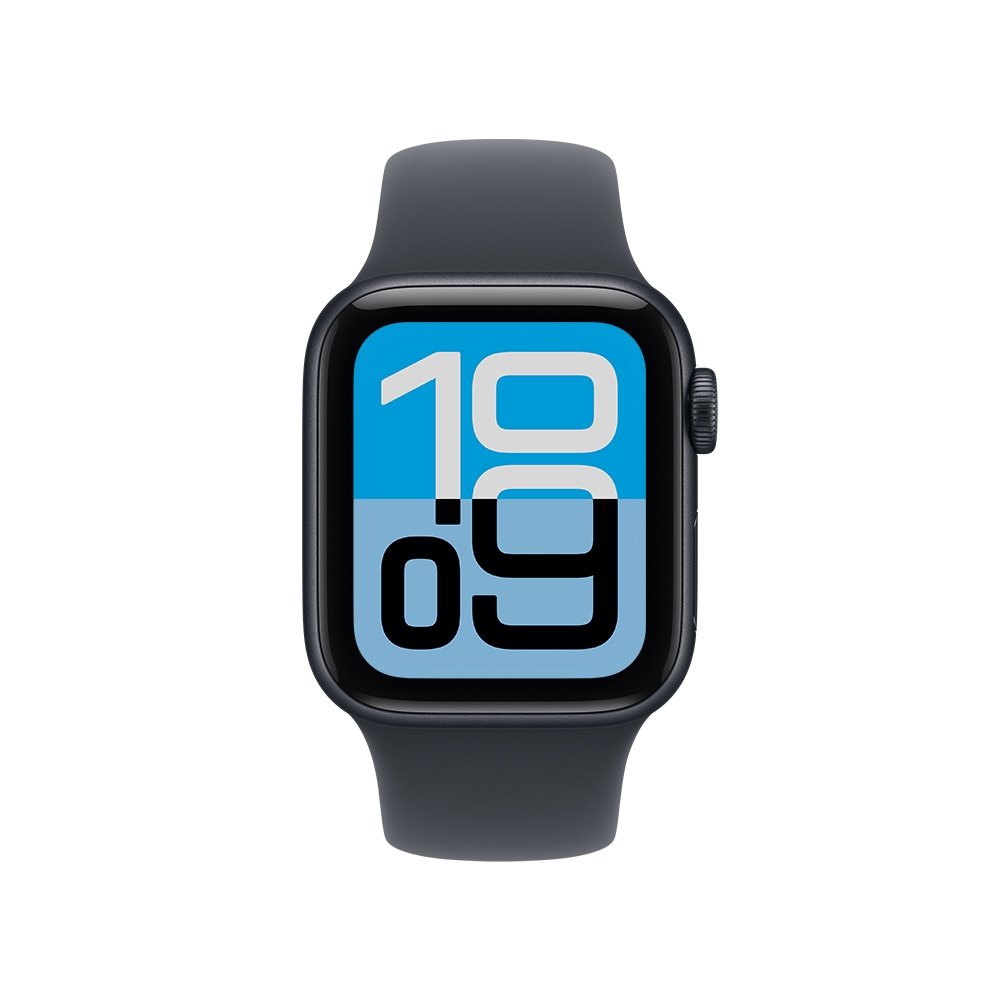 Apple Watch SE 3 GPS + Cellular, Caixa Meia-noite de Alumínio de 44 mm, Pulseira Esportiva Meia-noite, Tamanho M/G - MEPJ4AM/A - view 2
