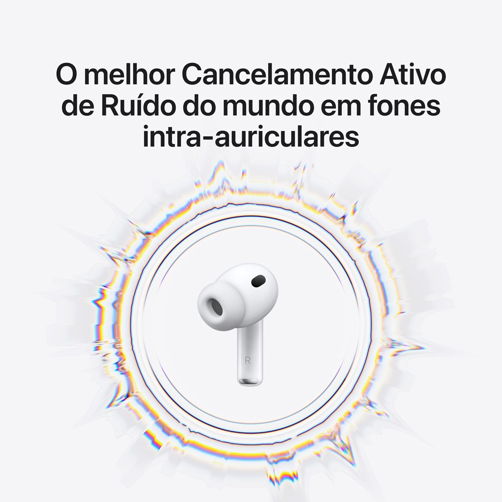 Fone de Ouvido Apple AirPods Pro 3 | KaBuM!