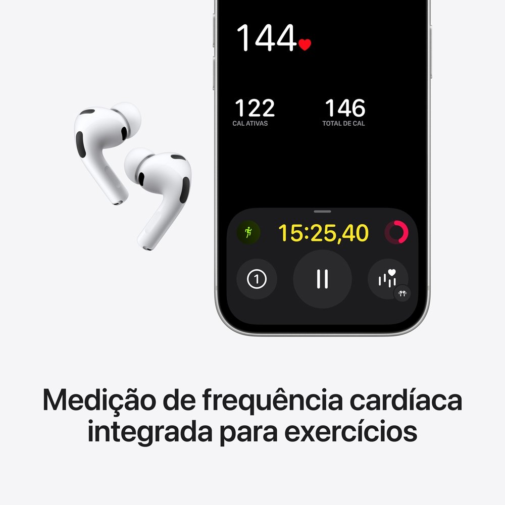 Fone de Ouvido Apple AirPods Pro 3 | KaBuM!