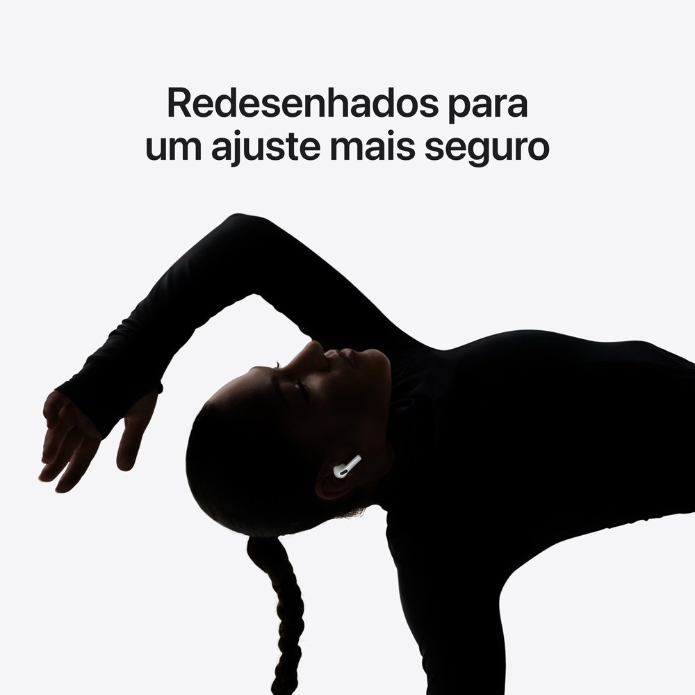 Imagem 7 de 12 do produto AirPods Pro 3 Apple, Chip H2, Estojo de recarga MagSafe USB-C, Branco - MFHP4BZ/A
