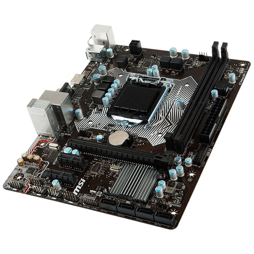Imagem 5 de 5 do produto Placa-Mãe MSI H110M Pro-VH Plus, Intel LGA 1151, mATX, DDR4, Preto