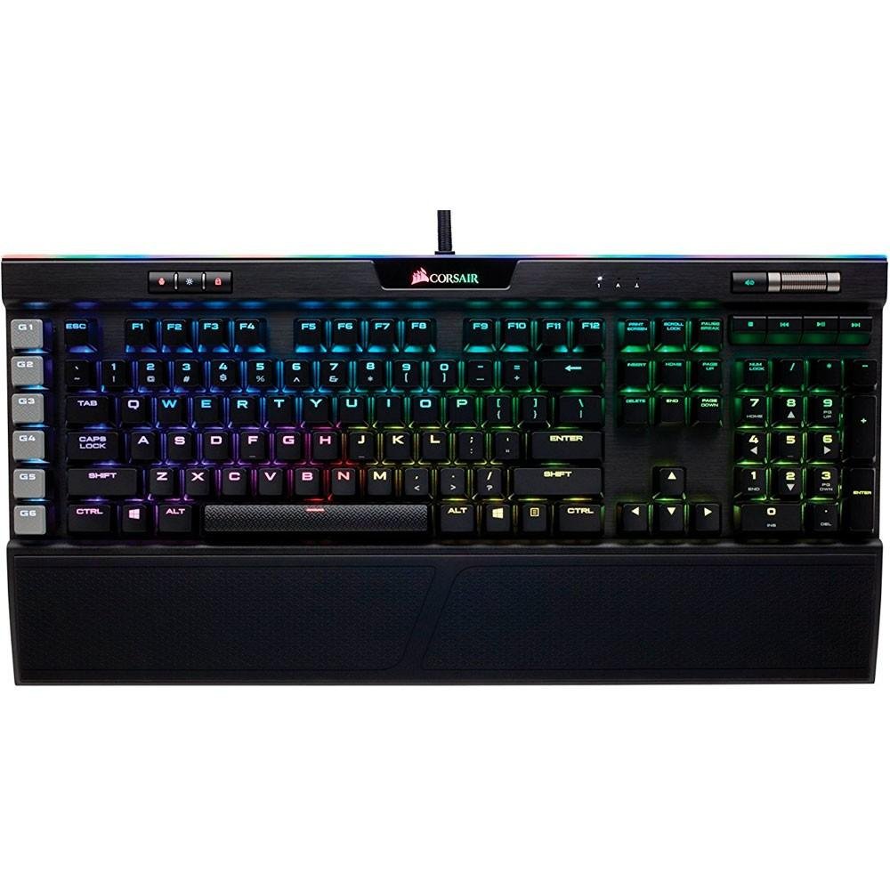 Teclado Mecânico Gamer Corsair K95 RGB Platinum, Switch Cherry MX Speed, Anti-Ghosting, ABNT2 - CH-9127014-BR Teclado Mecânico Gamer Corsair K95 RGB Platinum, Switch Cherry MX Speed, Anti-Ghosting, ABNT2 - CH-9127014-BR
