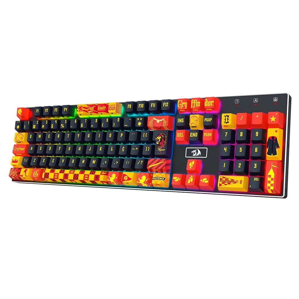 Keycap Gamer ( Balão.info) Harry Potter Grifinória, ( Balão.info), Preto, Vermelho e Amarelo - ( Balão.info)-944 - foto 3