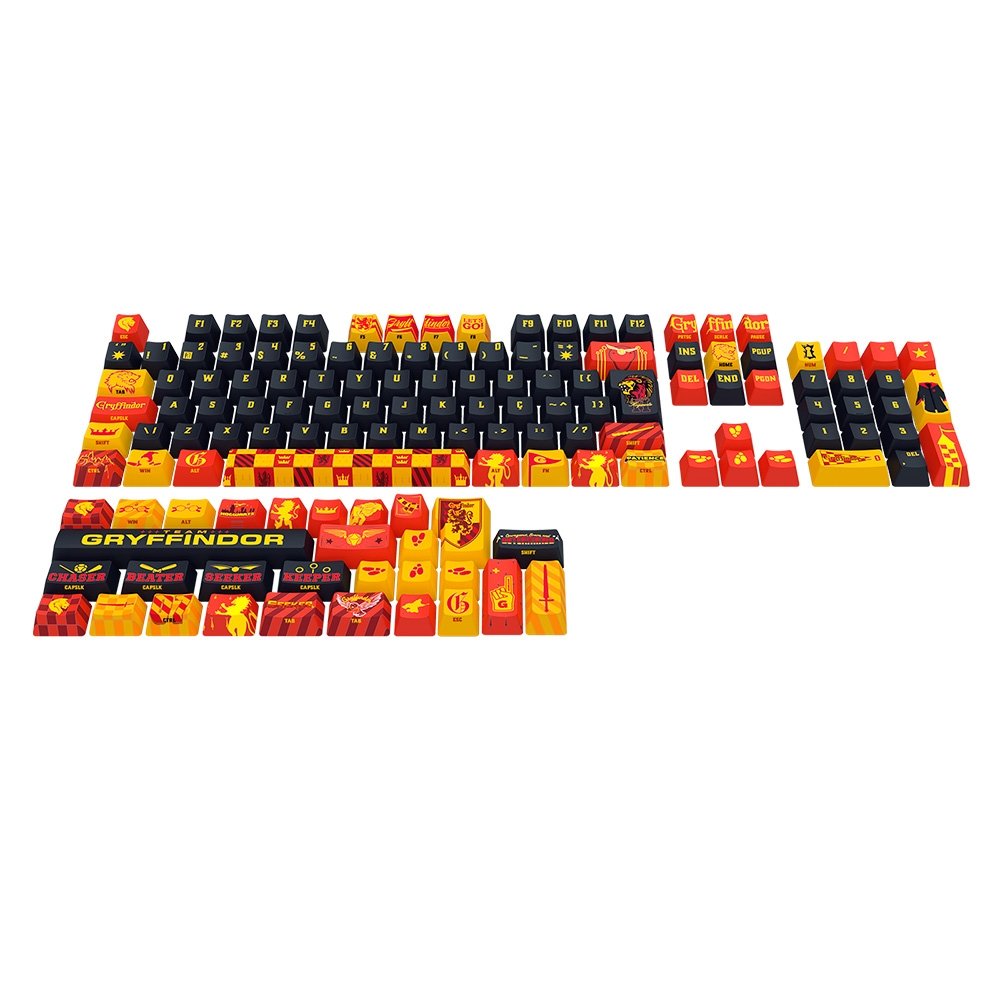 Keycap Gamer ( Balão.info) Harry Potter Grifinória, ( Balão.info), Preto, Vermelho e Amarelo - ( Balão.info)-944 - foto 8