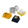 Keycap Gamer Redragon Harry Potter Lufa-Lufa, ABNT2, Preto e Amarelo - HP-943