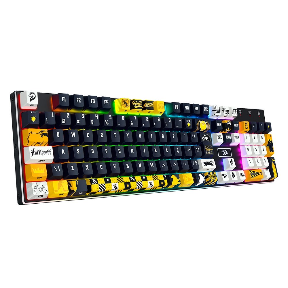 Keycap Gamer ( Balão.info) Harry Potter Lufa-Lufa, ( Balão.info), Preto e Amarelo - ( Balão.info)-943 - foto 6