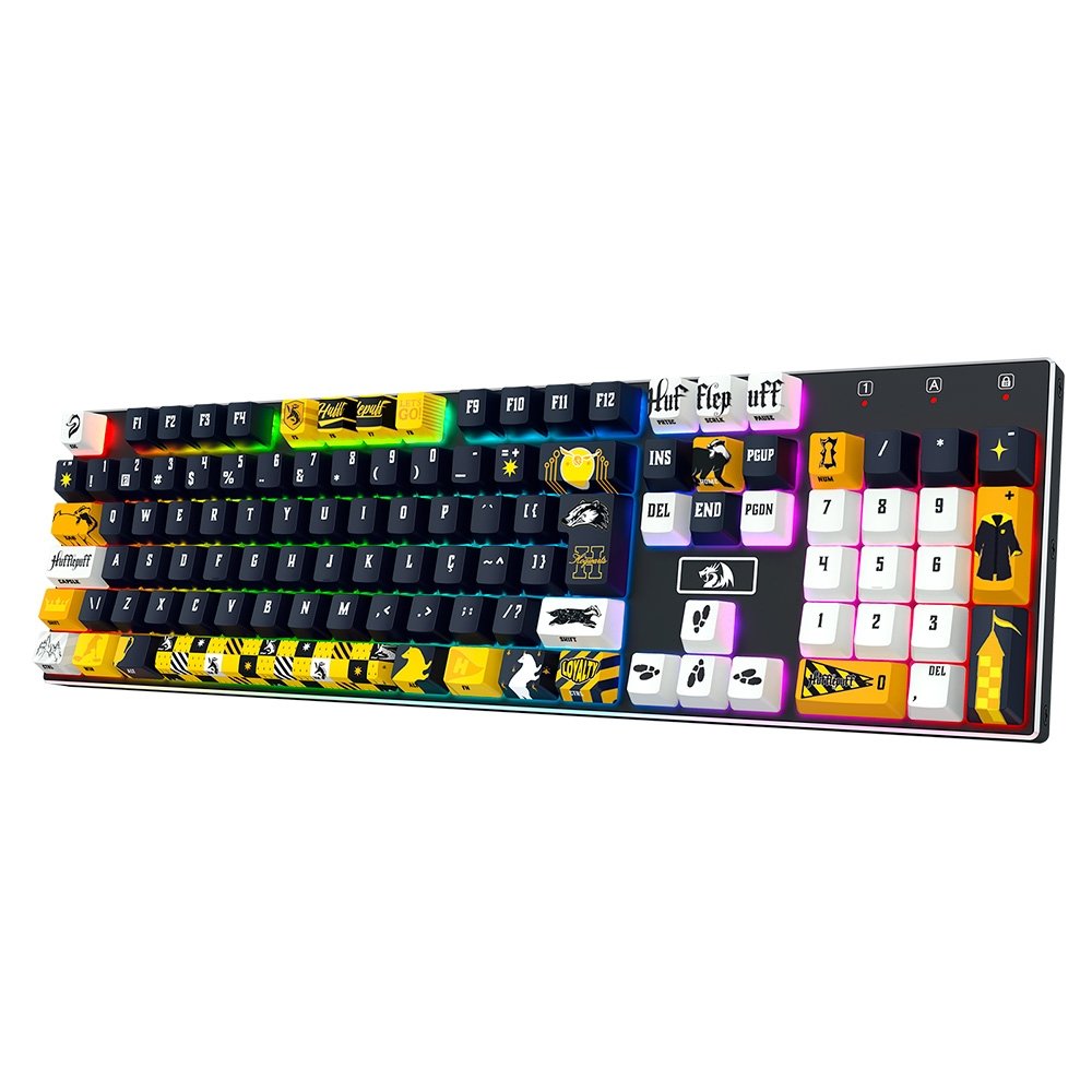 Keycap Gamer ( Balão.info) Harry Potter Lufa-Lufa, ( Balão.info), Preto e Amarelo - ( Balão.info)-943 - foto 7
