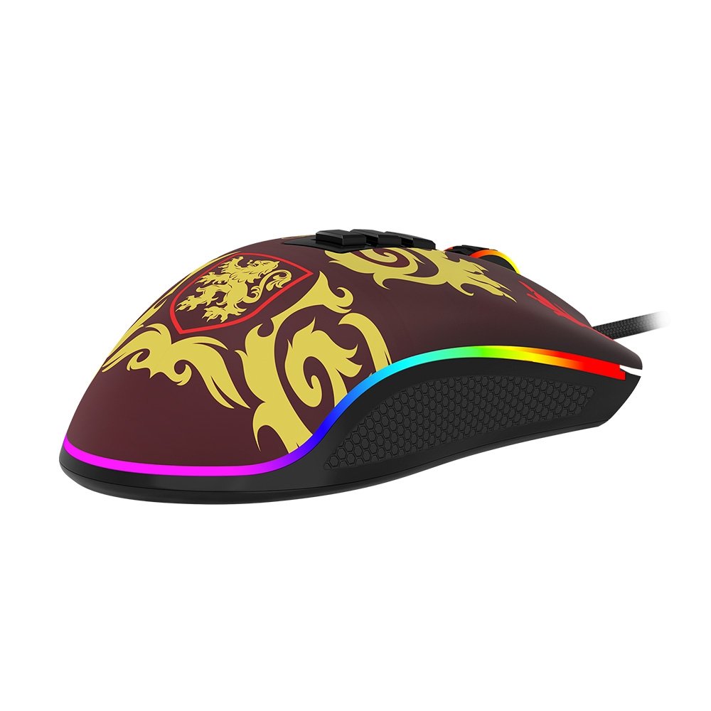 Mouse Gamer Redragon Harry Potter Grifinória, RGB, 12400 DPI, Sensor Pixart PMW3327, USB, Preto e Vermelho - HP-711G Mouse Gamer Redragon Harry Potter Grifinória, RGB, 12400 DPI, Sensor Pixart PMW3327, USB, Preto e Vermelho - HP-711G