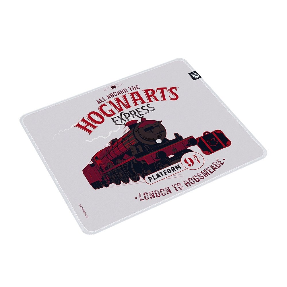 Imagem 2 de 7 do produto Mousepad Gamer Harry Potter Expresso Hogwart's, 320x270x3mm, Tamanho M, Branco - HP-934